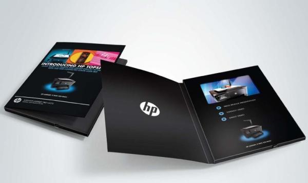 Portrait Landscape Bespoke Video Brochures / 4.3 Inch Printed Video Cards