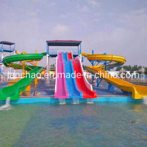 Large Scale Combination Amusement Park Water Slide For Adult
