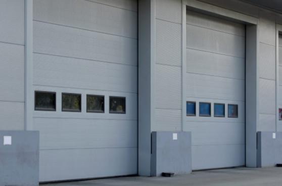 Portes sectionnelles d'isolation commerciale avec télécommande automatique extérieure en mousse de polyuréthane