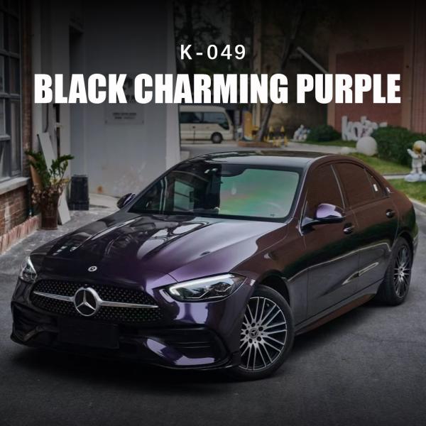 Black Purple TPU Color Paint Protection Film Smart 7.5mil For Cars K-049