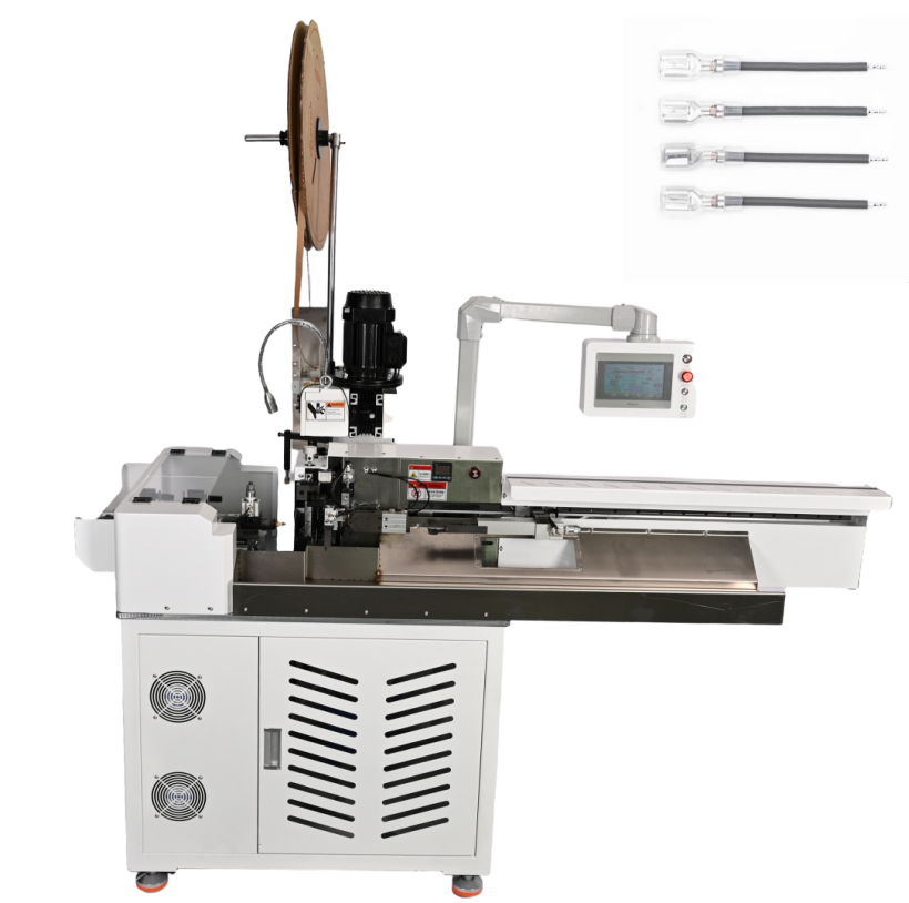 Servo Drive Wire Cutting Stripping Machine High Capacity Wire Harness Cutting Machine