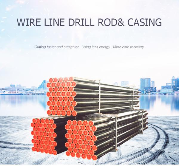 Wireline WL threads Core Drilling Rod BWL NWL HWL PWL For Mining Exploration