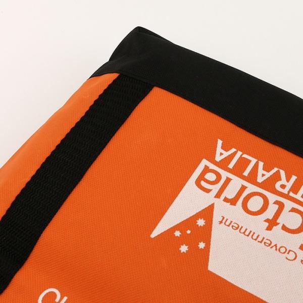 Polyester Fabric Foldable Reusable Shopping Bags Custom Logo Printed