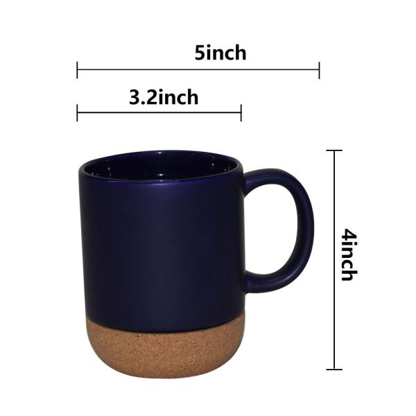 Custom Logo 15oz Sublimation Porcelain Coffee Mug Ceramic Cup With Handle Lid And Wooden Bottom
