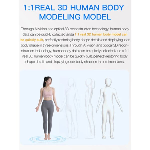 3D Scanner Full Body Analyzer For Fitness Assessment