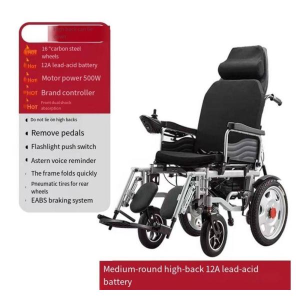24V Foldable Plastic Wheelchair for Medical Rehabilitation Exercise Equipment on Amazon