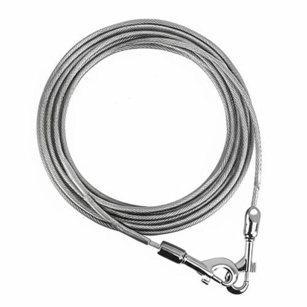 20 pies de peso pesado perro atarse el cable para perros hasta 100 libras