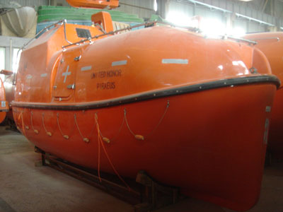 Marine Total Enclosed/ Free Fall Lifeboat, FRP Lifeboat/ Life Boat/ Fast Rescue Boat for Sale, Manufacturer's Price