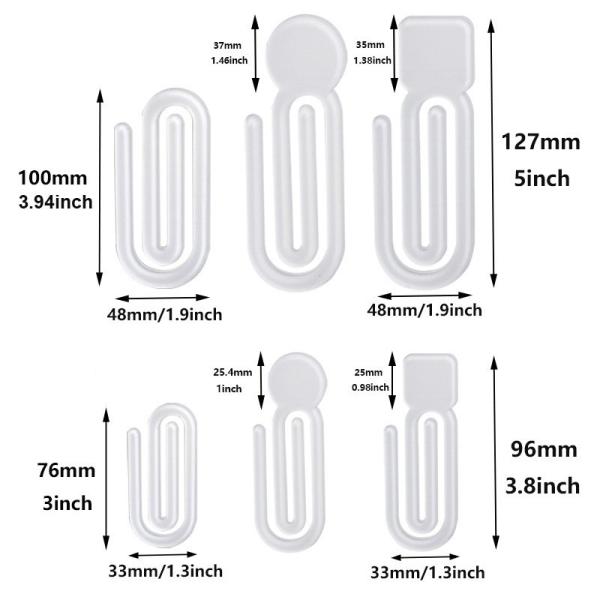 Blank Printable Sublimation Acrylic Paper Clip For Photos Printing