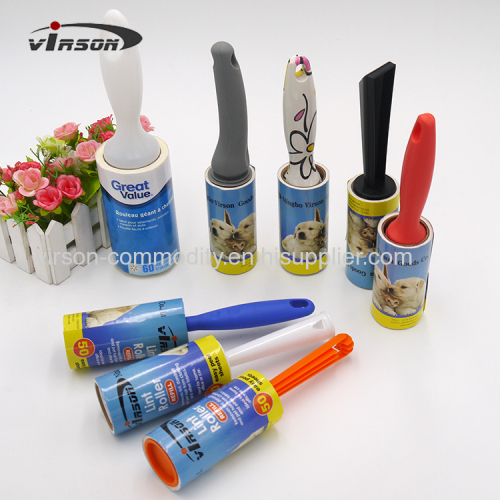 Adhesive Lint Roller with different type handle