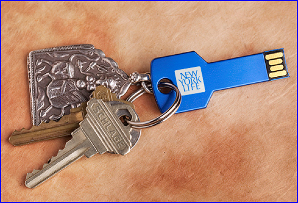 Slim Durable Aluminum Key Usb Flash Drive 2GB 4GB 8GB 16GB 32GB