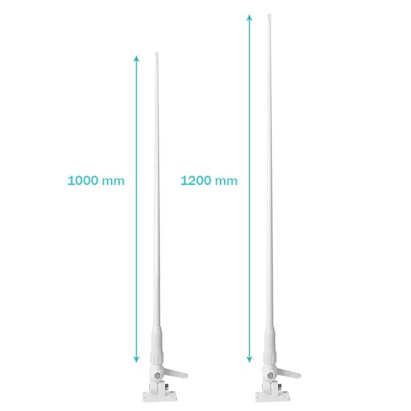 156-163 МГц Судоход Морская антенна VHF Лучшее качество стекловолоконный материал FM Морские антенны Стабильная передача сигналов