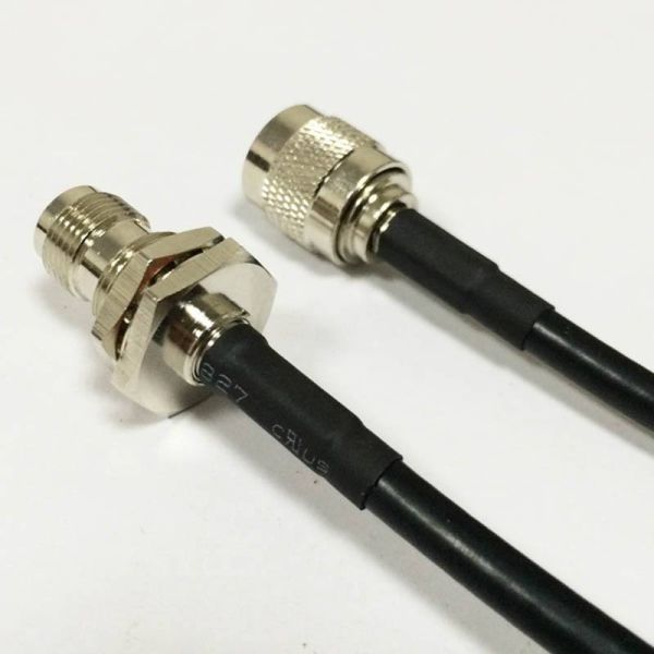 TNC Male Crimp Type Plug Connector RF Coaxial Cable with IP67 Brass Housing for RG58 RG223 RG316 DC-11GHz