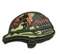Pantone Color Combat Medic Morale Patches 2D / 3D Logo Hook Loop Style