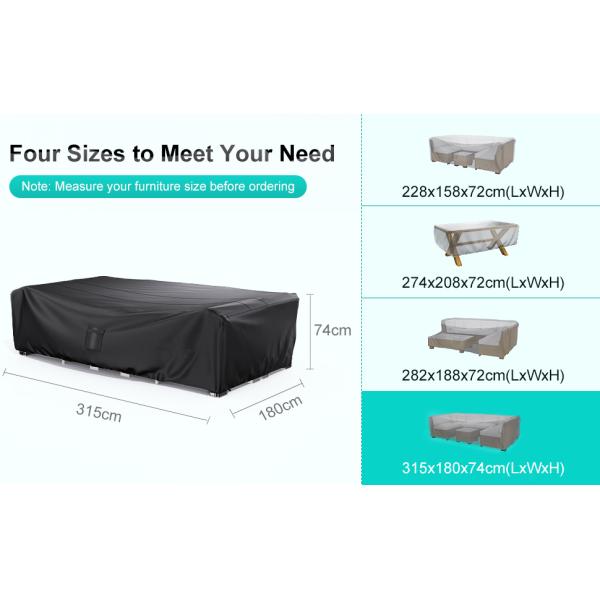 Patio Furniture Set Cover Outdoor Sectional Sofa Set Covers Outdoor Table Chair Set Covers Water Resistant Large