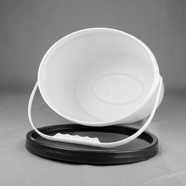 cubeta plástica dada forma especial da pintura 5kg com tampa e punho
