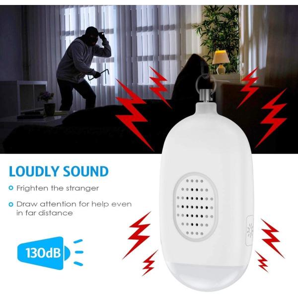 3pcs Elderly Sos Alarm Safesound Original Self Defense Siren With USB Charging DC5V