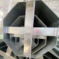 Poteaux d'acier à transmission électrique galvanisés à chaud