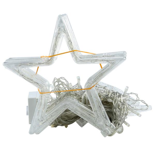 AC200-240V Plug-In Model PVC Transparent Wire LED Light String For Birthday Atmosphere