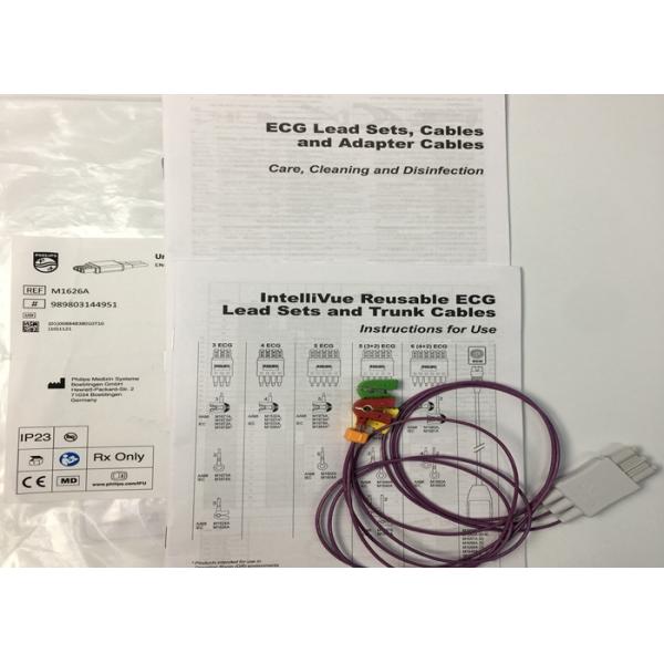 M1626A Interllivue Reusable ECG Lead Set Cables For Hospitals Clinics