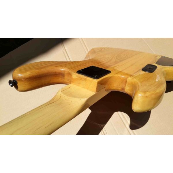 Flame maple 5 string electric bass guitar with ashwood body 20 tone position maple fingerboard free shipping