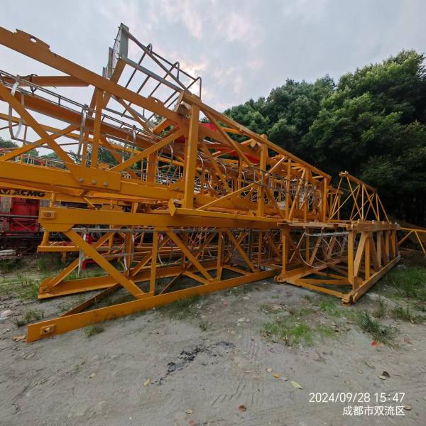 Used Zoomlion Tower Crane 6015-8 Old Flat Top High Rise Building Cranes