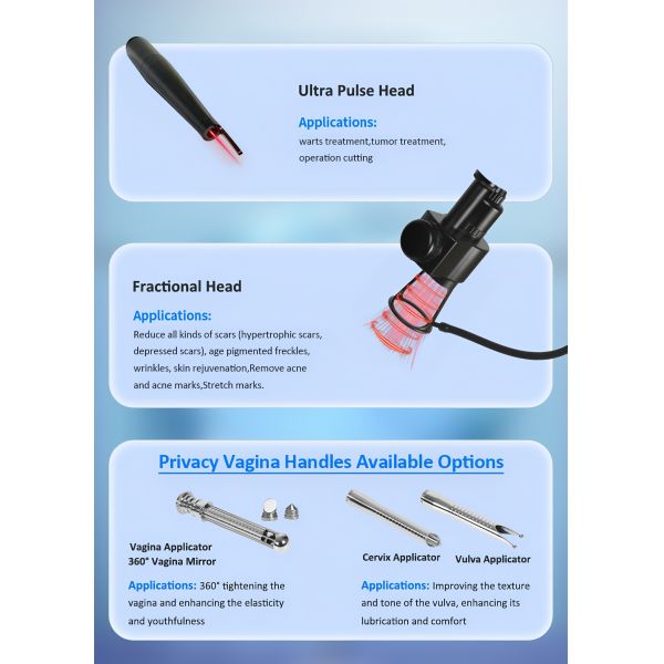 Medical Fractional CO2 Laser Device 60W For Acne Scar Treatment / Skin Rejuvenation