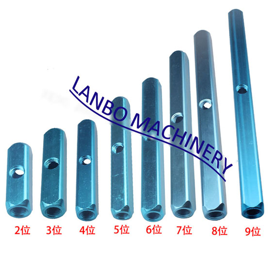 Multi pipe joint air distributor base (AL) SML-2 345678910 aluminum strip