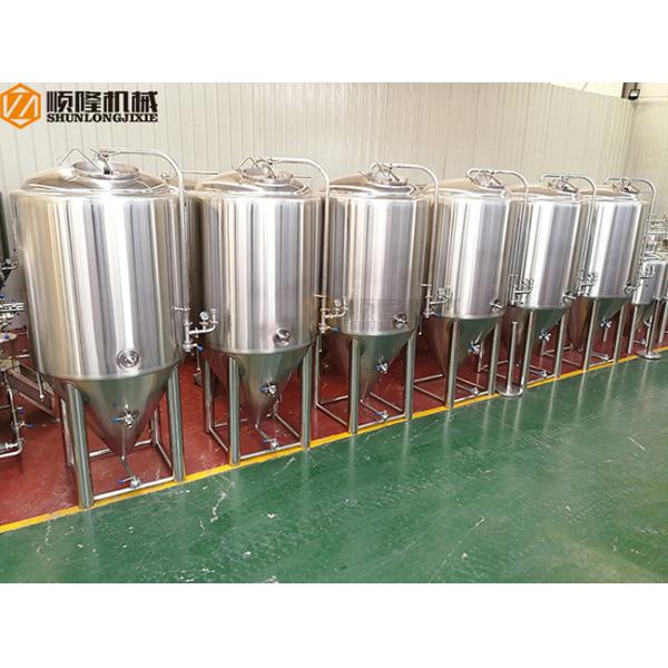 Three Vessels Brewhouse Equipment , 20HL Craft Brew House With Double Stage Cooling System