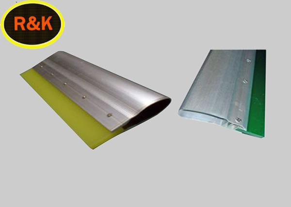 Wood Handle White Screen Printing Squeegee Blades Wear Resistant 55A-90A Hardness