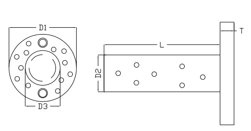 Special Plain Bearing Bush Flanged Head Self Lubricating Bronze Bushings
