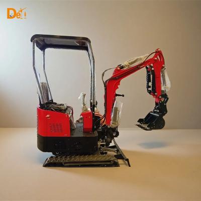 Compact Convenient 1.5 Ton Small Excavator Machine Crawler Farm Miniature Digger