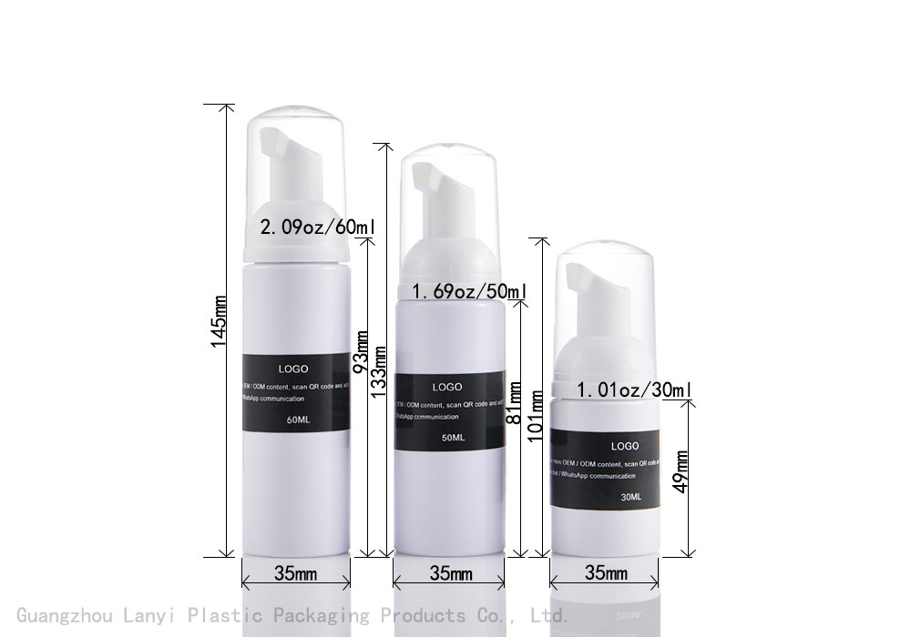 Бутылка насоса пены перемещения 30ml 50ml 60ml ЛЮБИМЦА