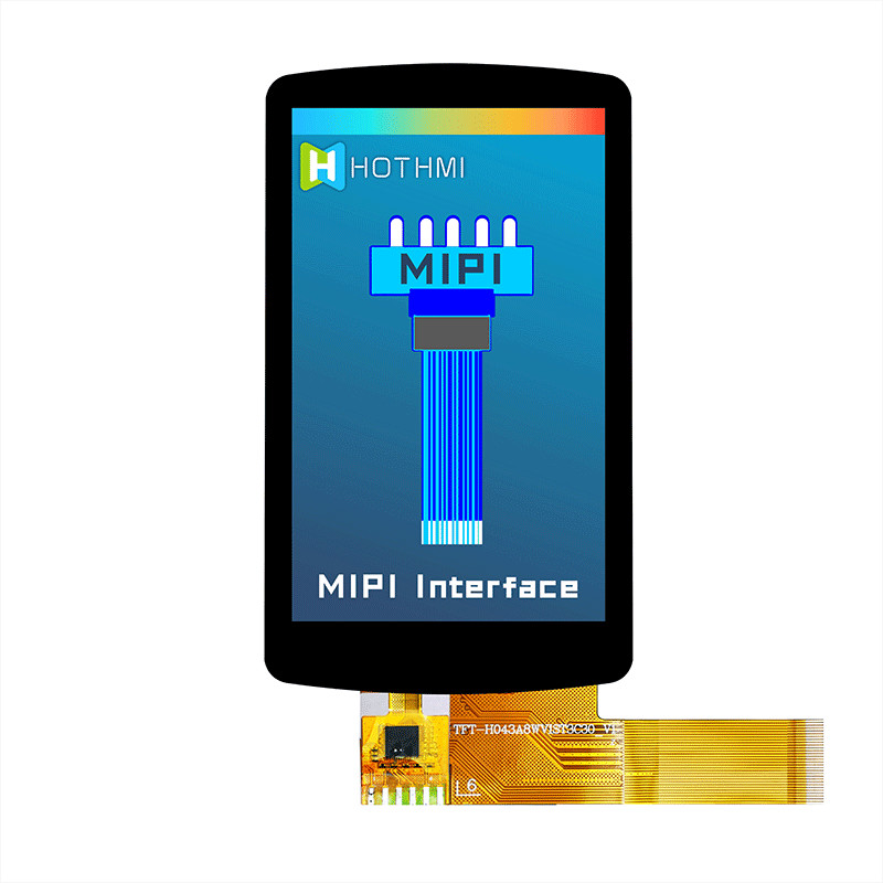 4,3 экран IPS TFT дюйма емкостный, дисплей цвета 480x800 TFT
