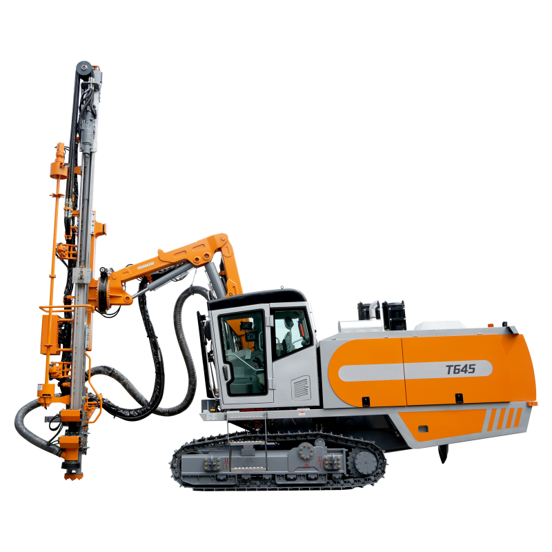 T645 Integrated Surface Top Hammer Drill/Drilling Rig with High Frequency High Pressure Full Hydraulic Drill