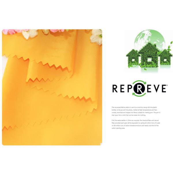 Куртка выравнивая тафту 300T повторно использовала пластиковую ткань бутылки