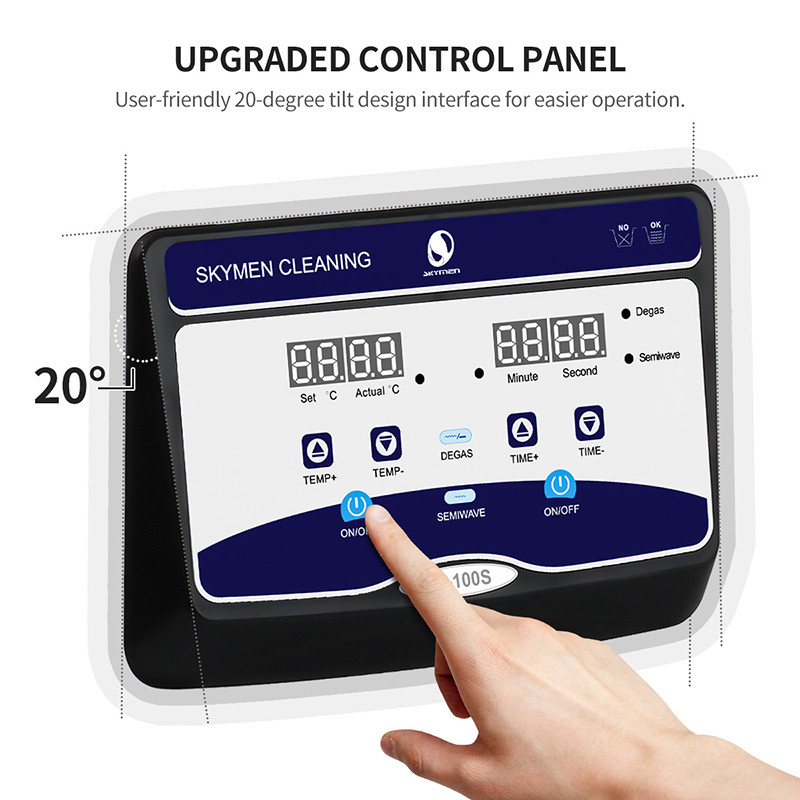 LCD показывает уборщика 600W восковки 5,8 галлонов ультразвукового для частей велосипеда