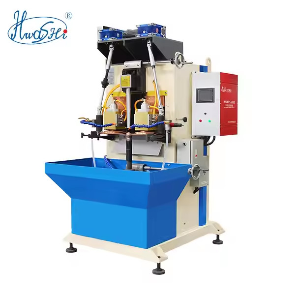 Hwashi Shock Absorber Automatic Seam Welding Machine Manufacturers Minimum Thickness 0.2mm