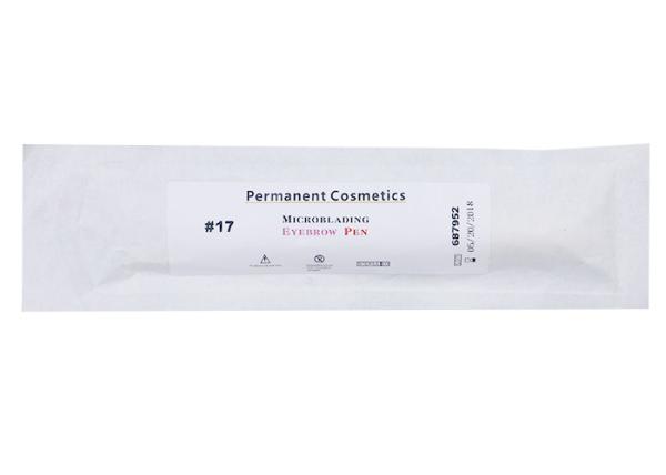 White Microblading Disposable Eyebrow Pen For Training / Permanent Makeup Eyebrow Tattoo