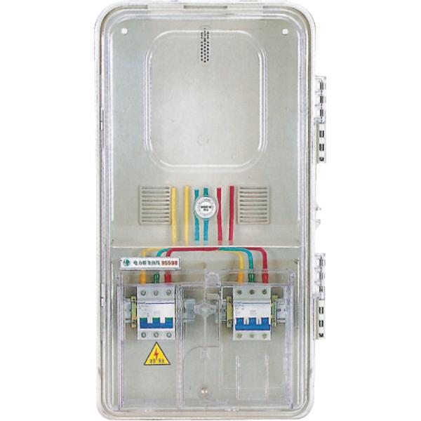 1 つの位置 10% 補強されたガラス繊維が付いている 3 段階の電気メートル箱