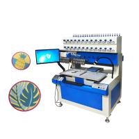 Máquina de gotejamento de PVC multicolor computadorizada para 24 cores Produção de esteiras de carro em 220V