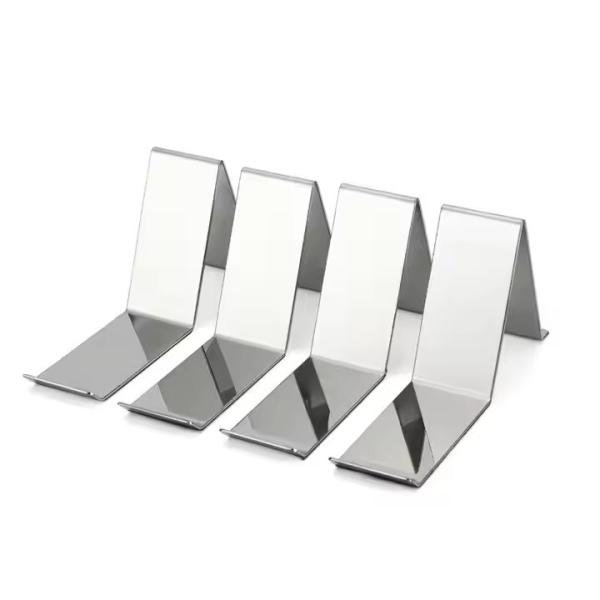 Counter Top Golden Metal Retail Display 16cm  Shoe Rack For Retail Store