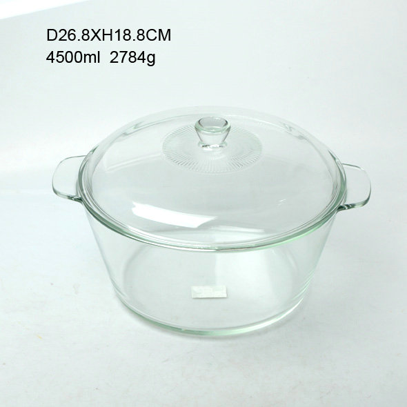 Stylish and Transparent Glass Storage Jar with Colored Plastic Cover 100% Food Safe