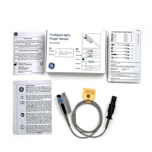 GE  REF :TS-F1-H TruSignal SpO2 Finger Sensor Reusable