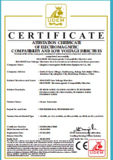 Qingdao Aozengnier Purification Equipment Co., Ltd. Сертификации