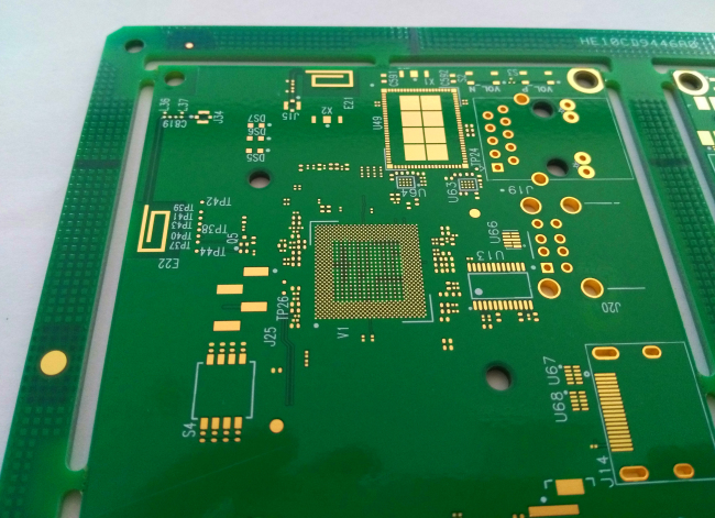10 HDI FR4 PCB монтажной платы ENIG зеленого цвета слоев буровой скважины soldmask минимальной 0.1mm