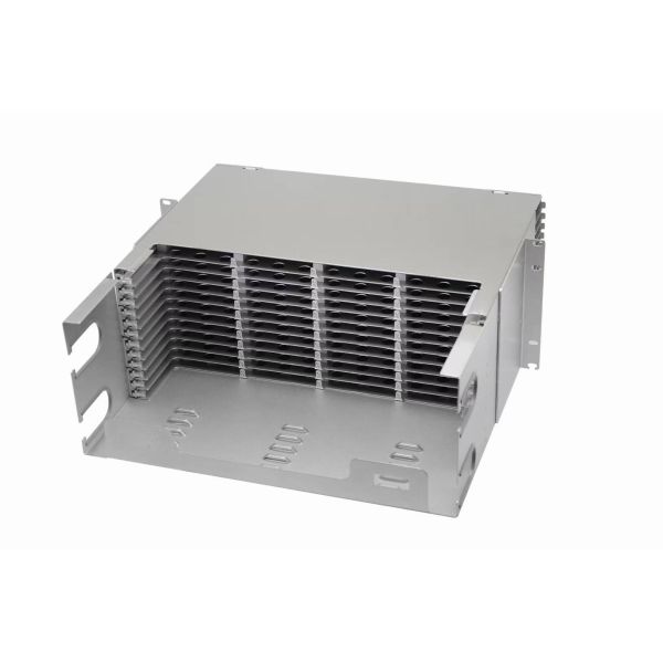 4U 576 Cores MTP MPO -LC Patch panel ODF Chassis enclosure Sliding type for 48 Cassettes
