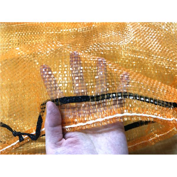 50*80 Circular Mesh Bag for Onion Hdpe Material 20kg Net Bag L-sewing and Mouth Sewing