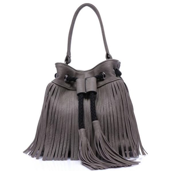 2016 summer new Korean version of Mobile Messenger bag fashion wild tassel bucket Ms. influx of women