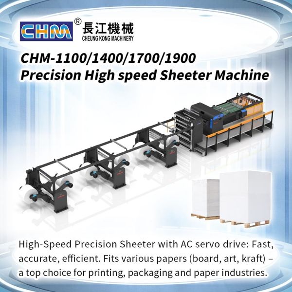 CHM Machinery Paper Cutter  Paper Roll To Sheet Cutting Machine